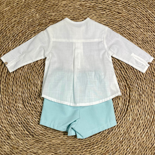 Conjunto Short Salvia - Glaciar