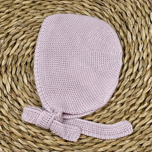 Gorro Bonnet Tejido - Malva