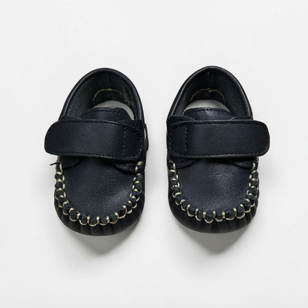 Mocasines Velcro Bebé - Marino