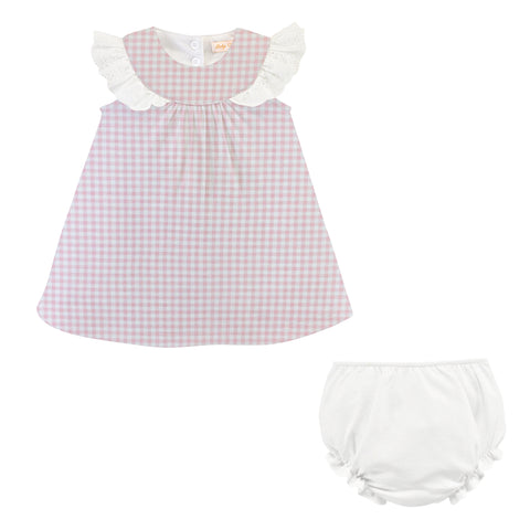Vestido Vichy Rosado