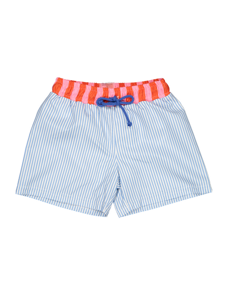 Vestido de Baño Short Clásico - Combo Rayas