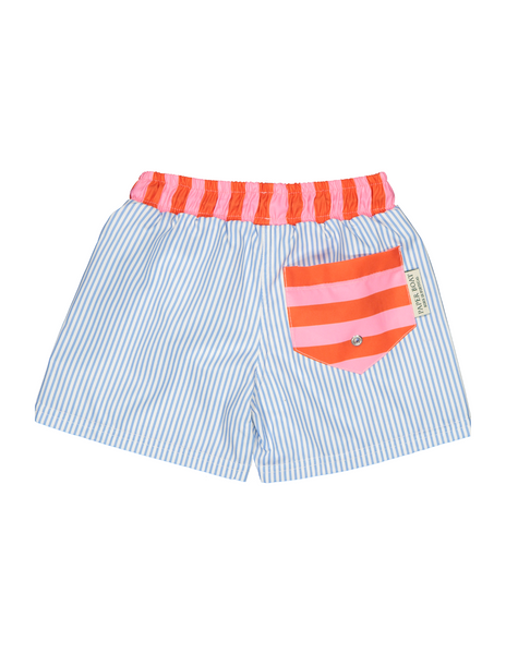Vestido de Baño Short Clásico - Combo Rayas