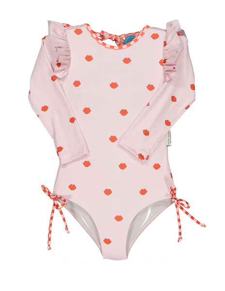 Vestido de Baño Manga Larga - Labios