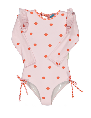 Vestido de Baño Manga Larga - Labios