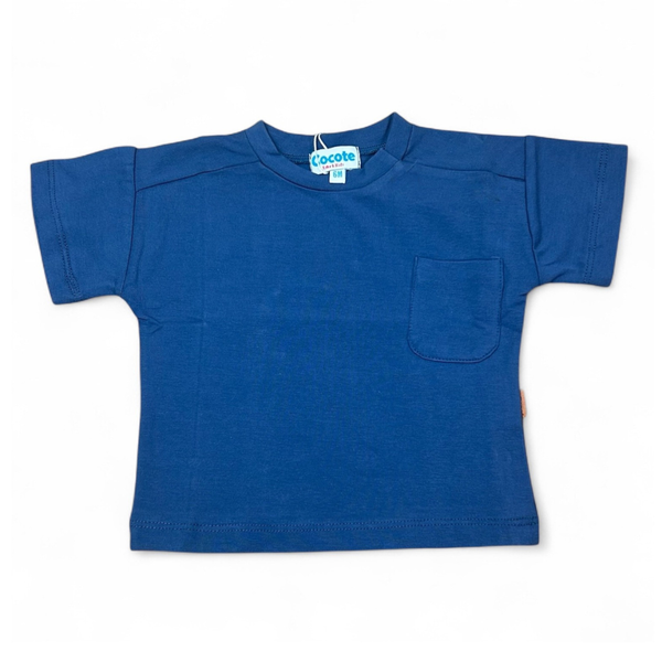 Camiseta Básica - Azul Denim