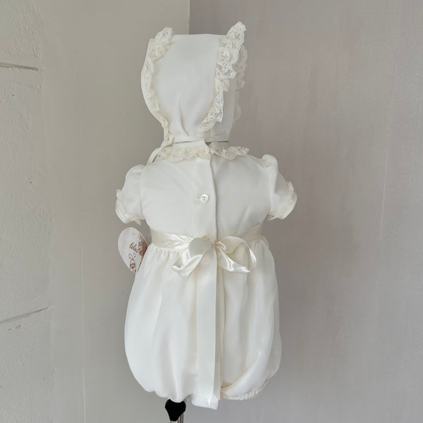 Pelele Triple Organza Beige