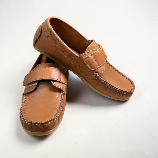 Mocasines Velcro Camel