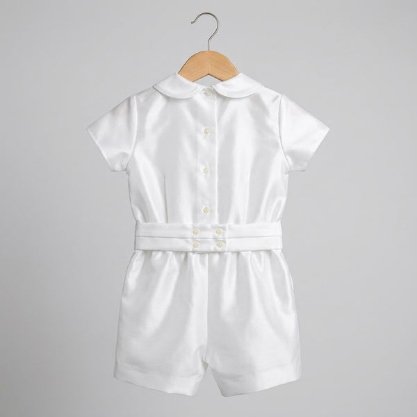 Conjunto 479 Cristal con Fajín - Blanco Roto