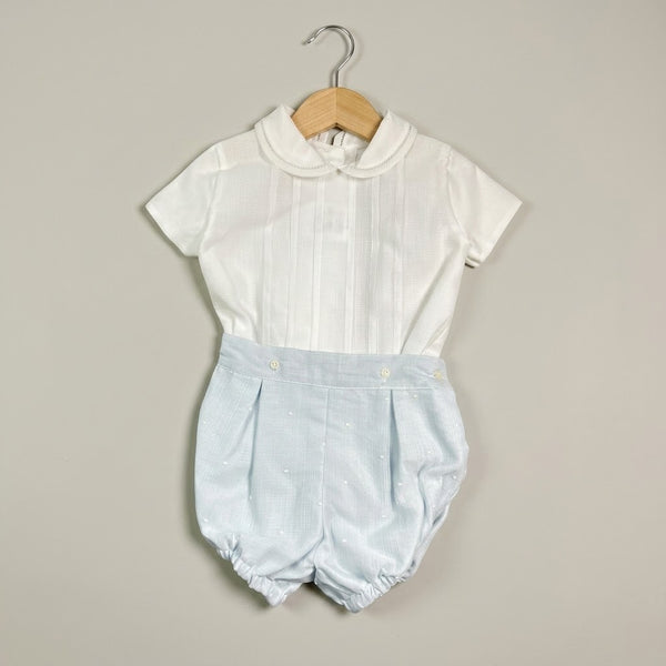 Conjunto 448 Plumeti Batista Inglesa - Blanco Roto