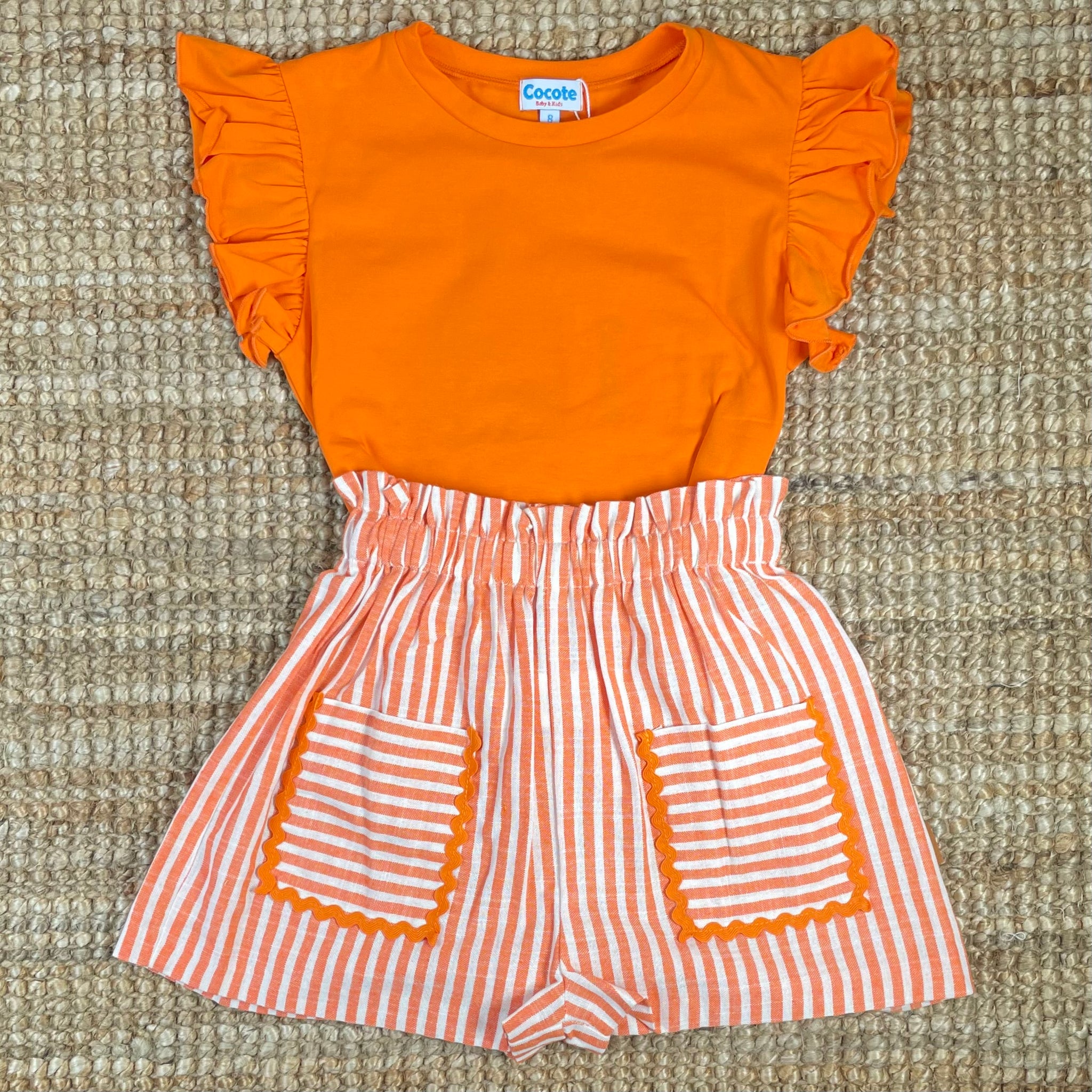 Conjunto Short Naranja