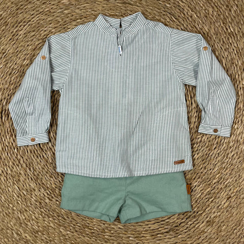 Conjunto Verde Rayas Verde