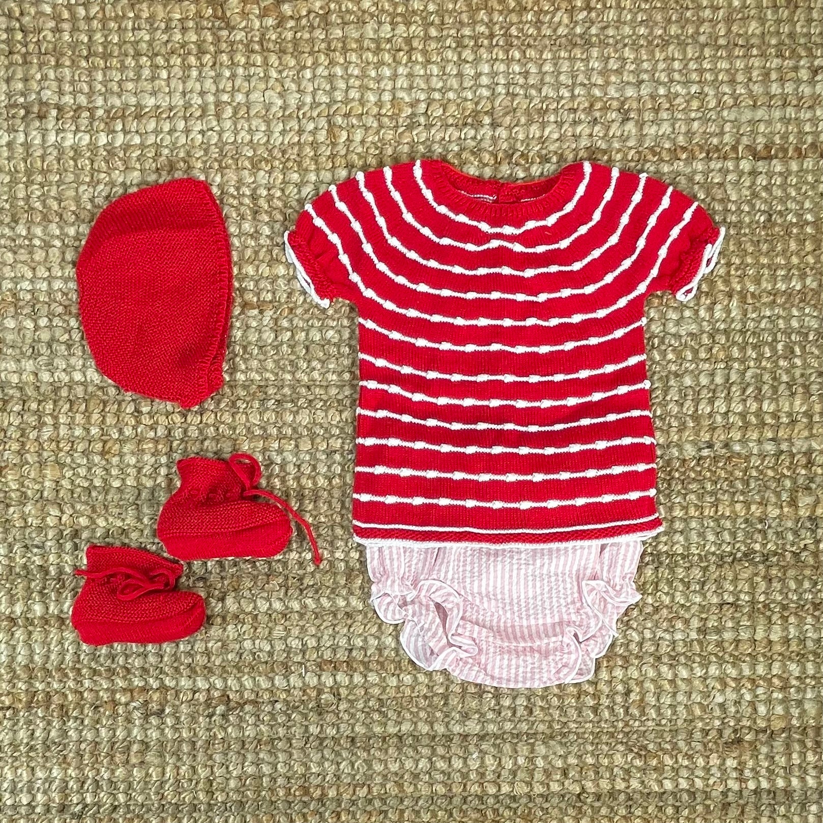 Conjunto Culotte Macarella - Rojo