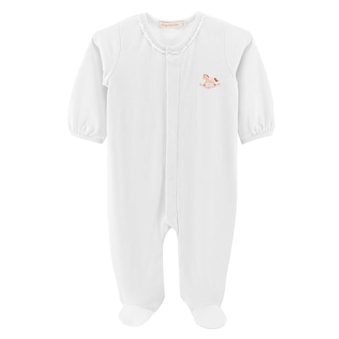 Pijama Footie Caballo Rosado
