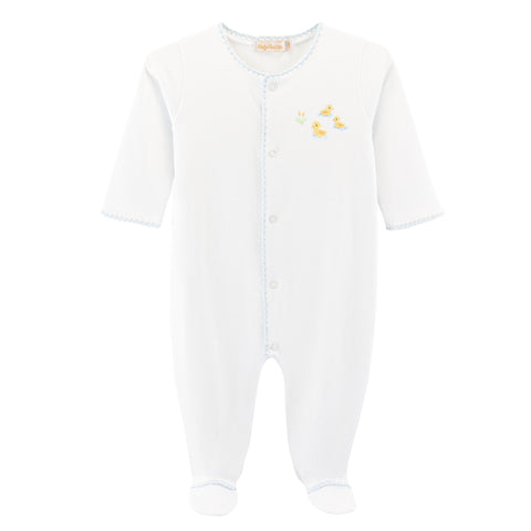 Pijama Footie Patitos Celeste