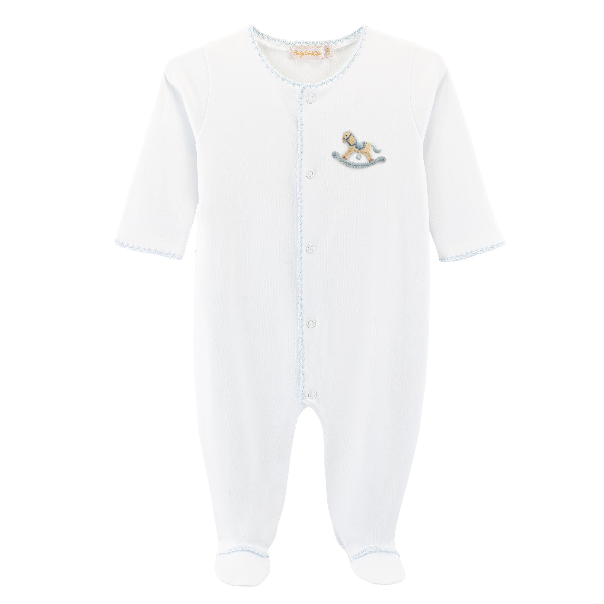 Pijama Footie Caballo Celeste