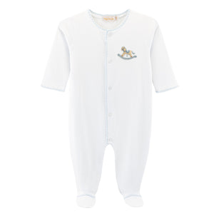 Pijama Footie Caballo Celeste