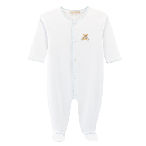 Pijama Footie Juguetes Celeste - Blanco