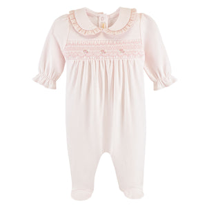 Pijama Footie Fruncido - Rosado