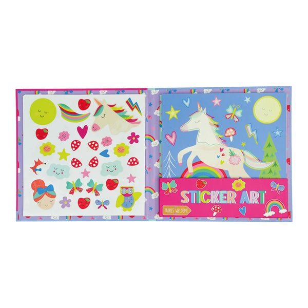 Arte en Stickers - Hada Arcoiris