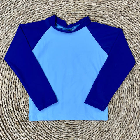 Camisa Manga Larga Azul