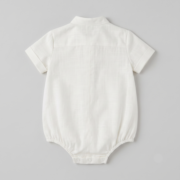 Pelele Niño Fil a Fil - Blanco