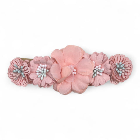 Vincha Flores Rosado