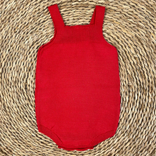 Body Botones Madera - Rojo