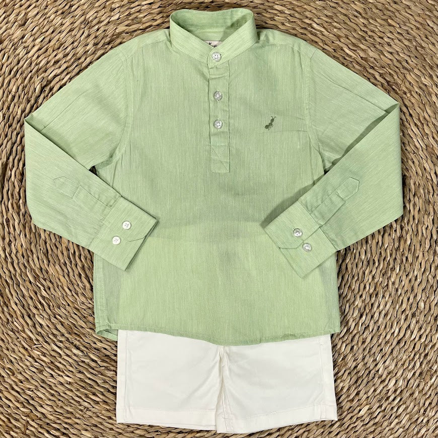 Conjunto Verde Blanco