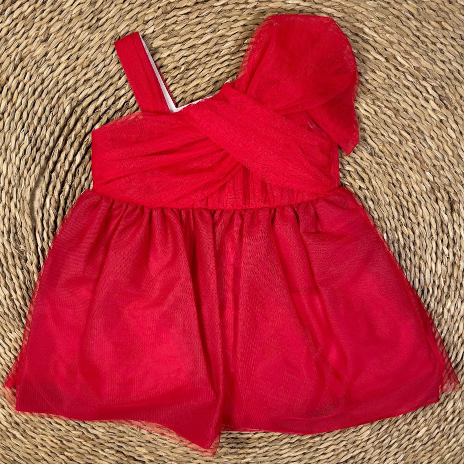 Vestido Rojo Tul