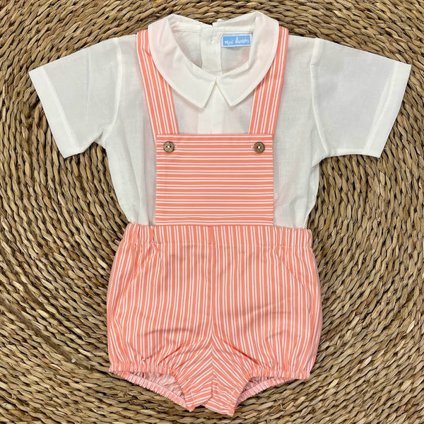 Conjunto Tirantes Rayas - Mandarina