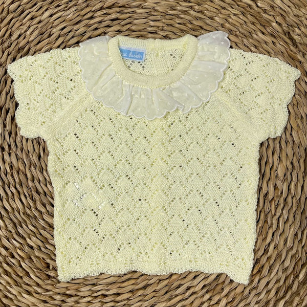 Camisa Tejida - Amarillo