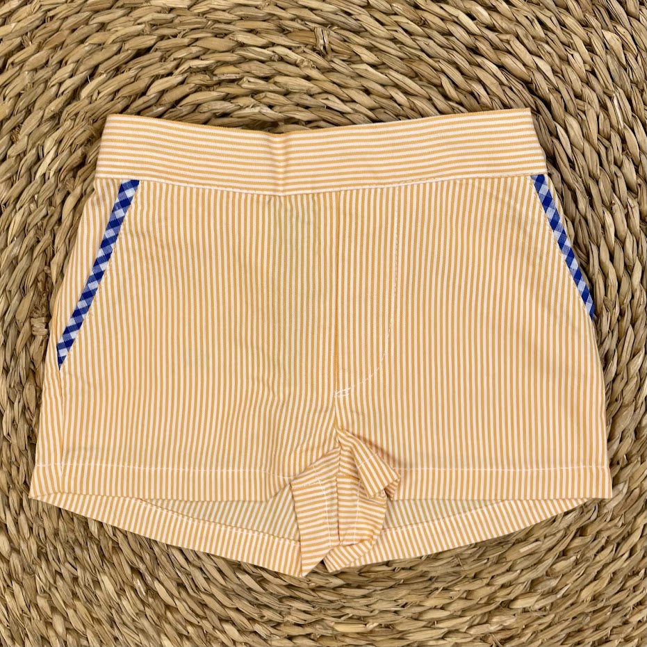 Pantalon Corto Amarillo