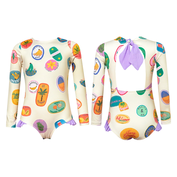 Vestido de Baño Manga Larga - Mercado