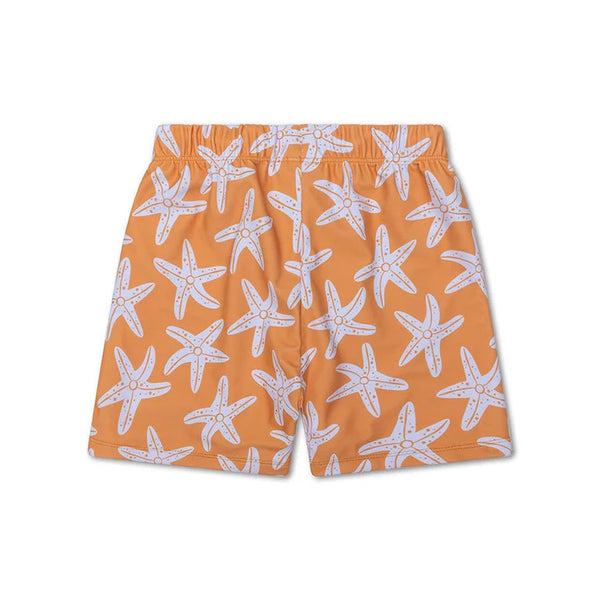 Vestido de Baño Short - Estrellas de Mar Naranja