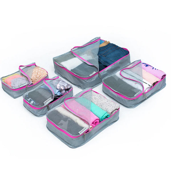 Packing Cubes Rosado - Set de 5