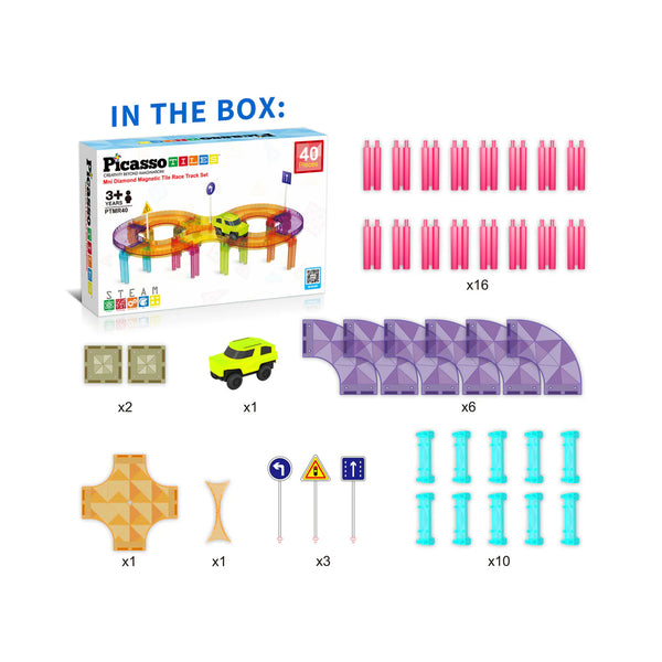 Pista de Carros Magnética - 40 pzs