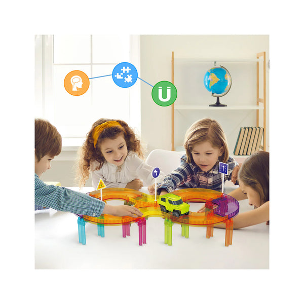 Pista de Carros Magnética - 40 pzs