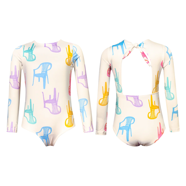 Vestido de Baño Manga Larga - Sillas
