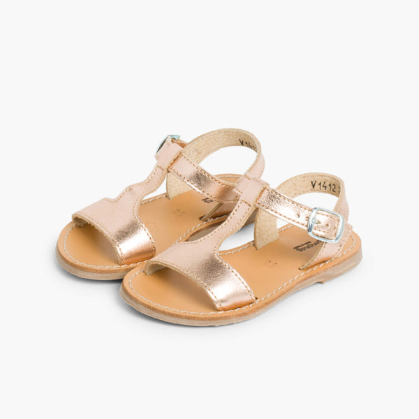 Sandalias Metalizada - Bronce