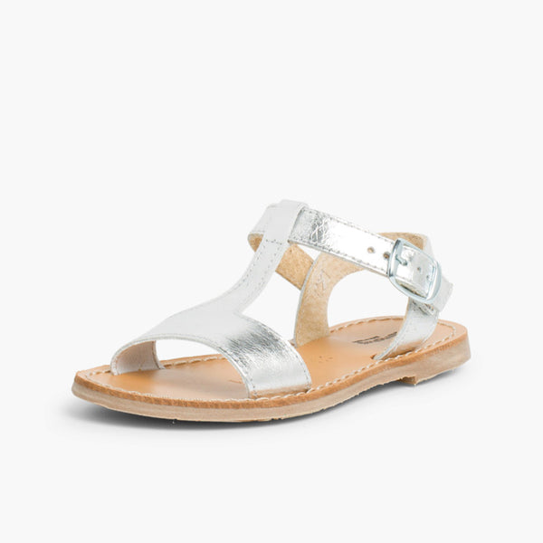 Sandalias Metalizada - Plata