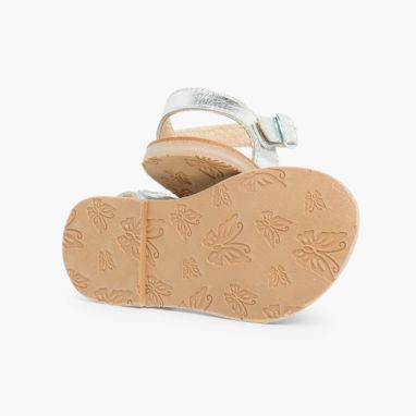 Sandalias Metalizada - Plata