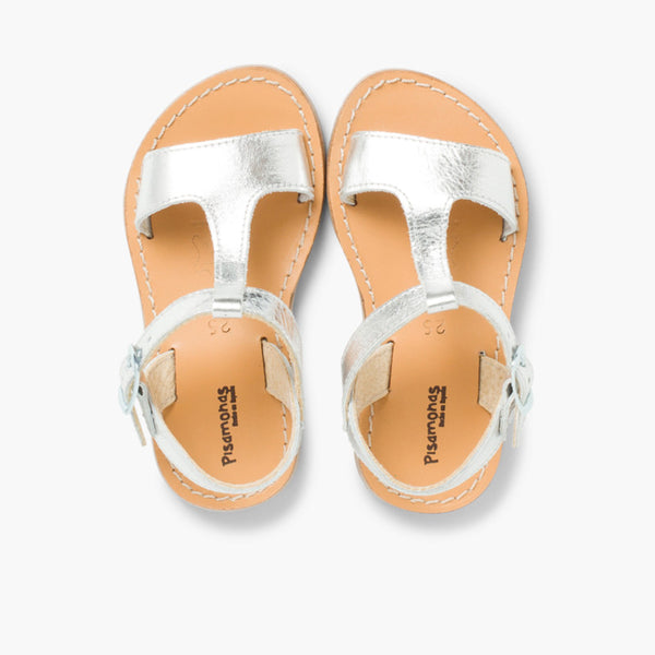 Sandalias Metalizada - Plata