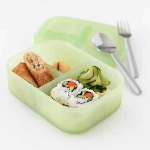 Lonchera Bento 3 Secciones Verde Jelly