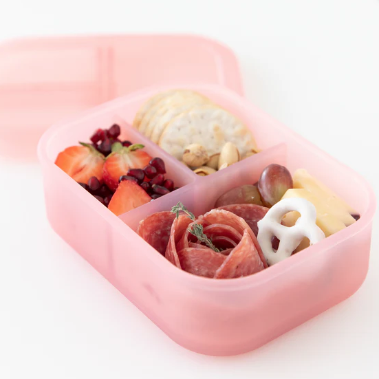 Lonchera Bento 3 Secciones Rosado Jelly