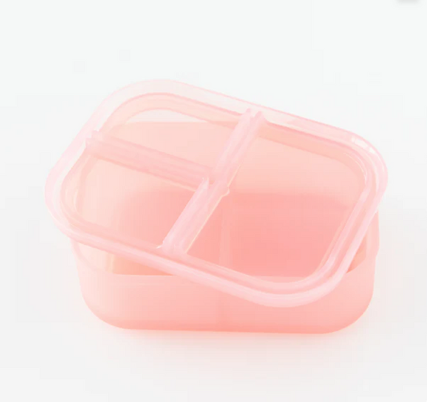 Lonchera Bento 3 Secciones Rosado Jelly