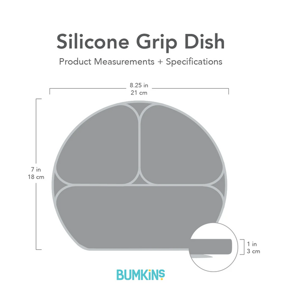 Plato de Silicón Transparente - Verde