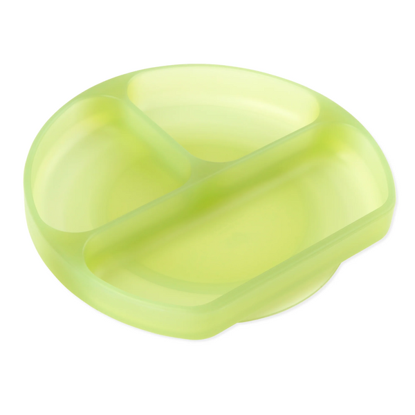 Plato de Silicón Transparente - Verde