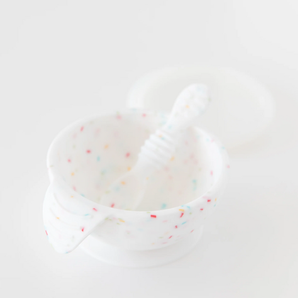 Set Bowl de Silicón Transparente - Sprinkle