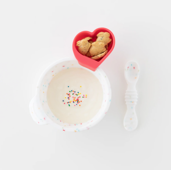 Set Bowl de Silicón Transparente - Sprinkle