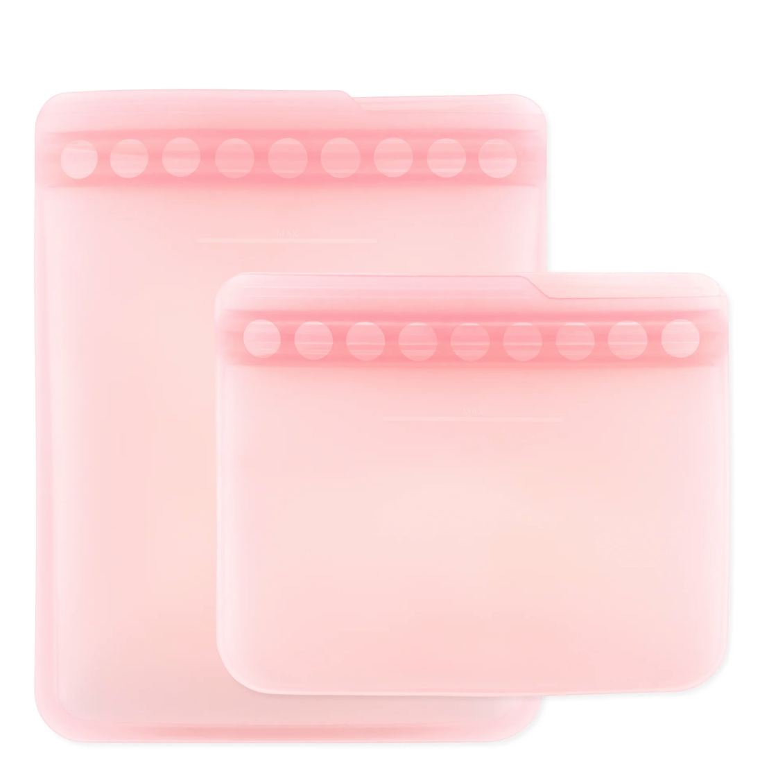 Bolsa Reutilizable de Silicona/2 - Rosado